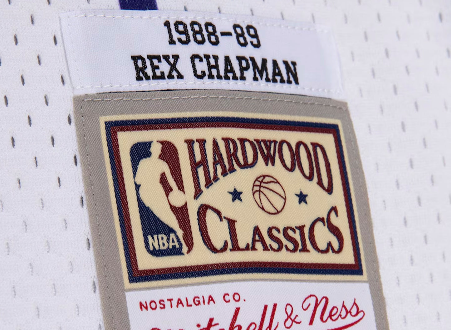 Mitchell & Ness NBA White Jersey Charlotte Hornets 1988 Rex Chapman — view 3