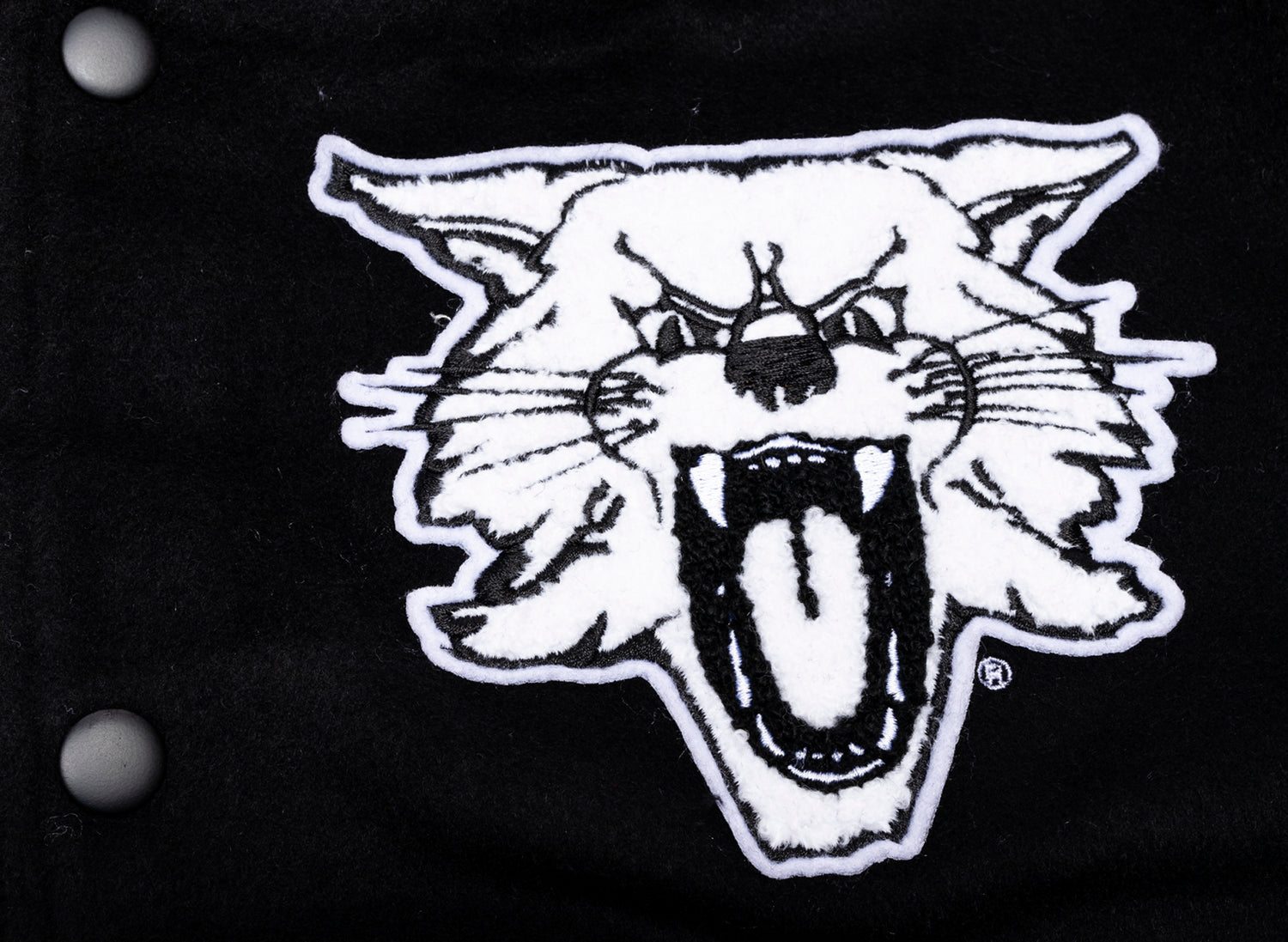 Mitchell & Ness NCAA Blackout Collection Kentucky Wildcats Varsity Jacket - view 2