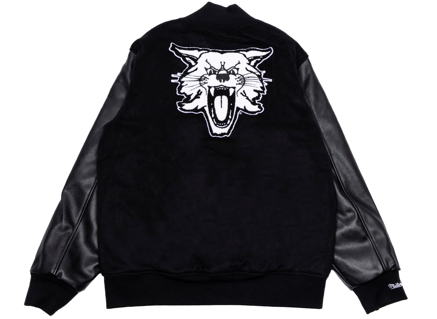 Mitchell & Ness NCAA Blackout Collection Kentucky Wildcats Varsity Jacket - view 4