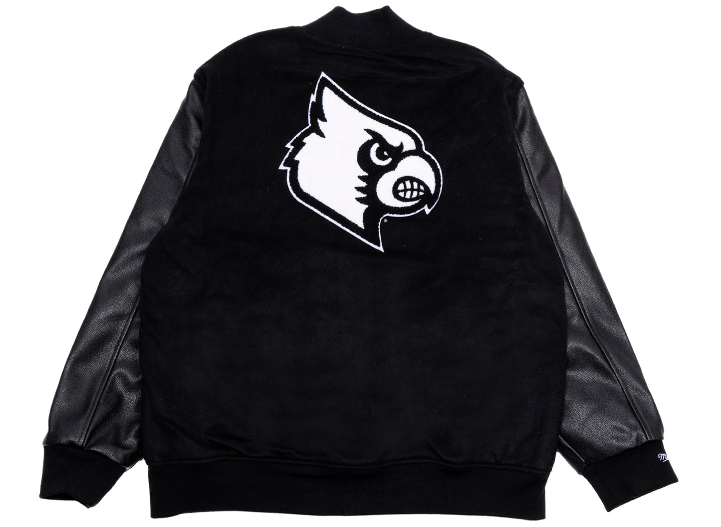 Mitchell & Ness NCAA Blackout Collection Louisville Cardinals Varsity Jacket - view 4