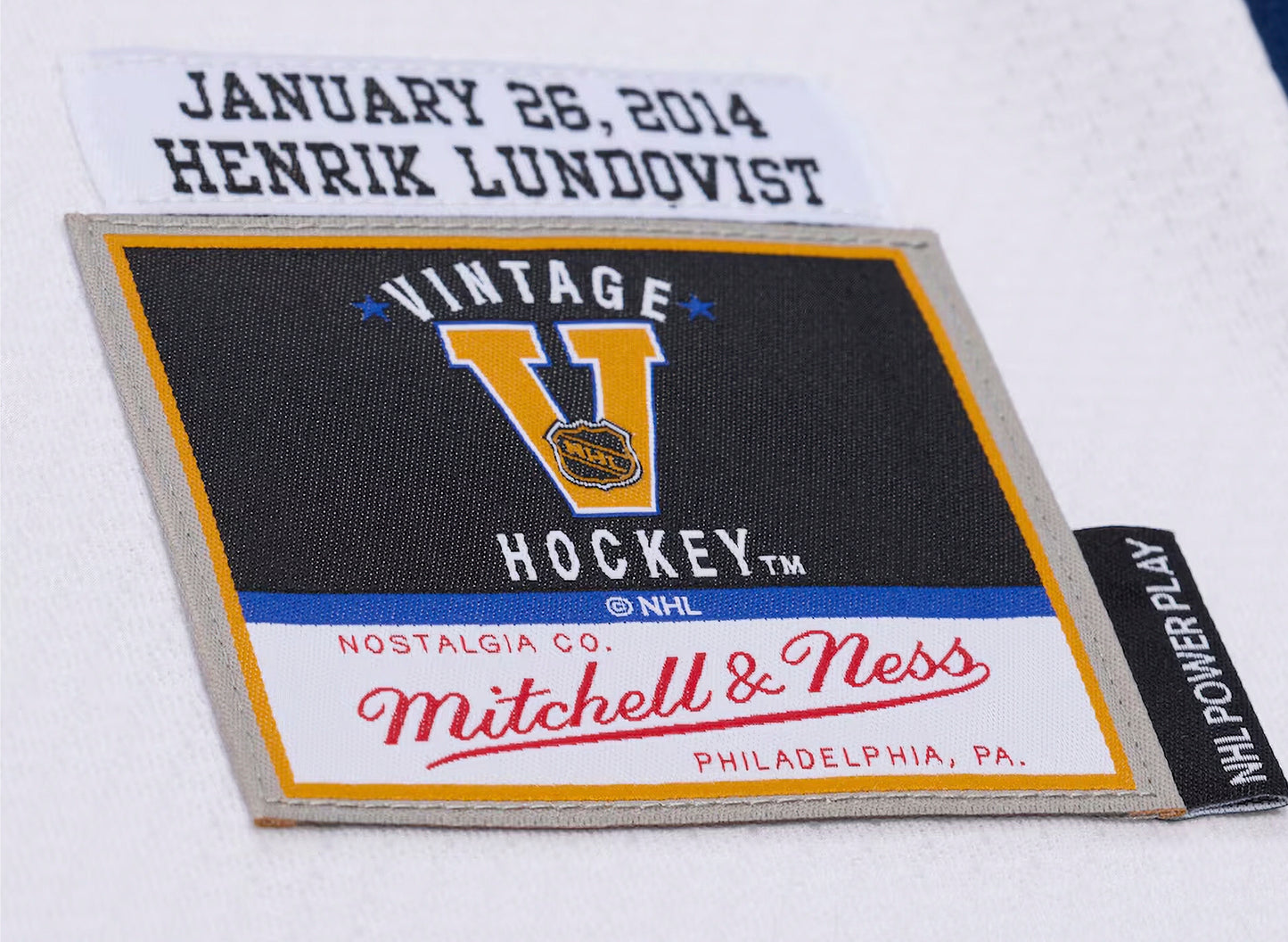 Mitchell & Ness NHL Stadium Series Power Play Jersey New York Rangers 2014 Henrik Lundqvist — view 3