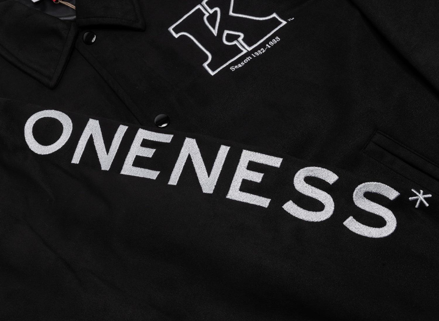 Mitchell & Ness Oneness Kentucky Oversweep Varsity Coaches Jacket - view 6