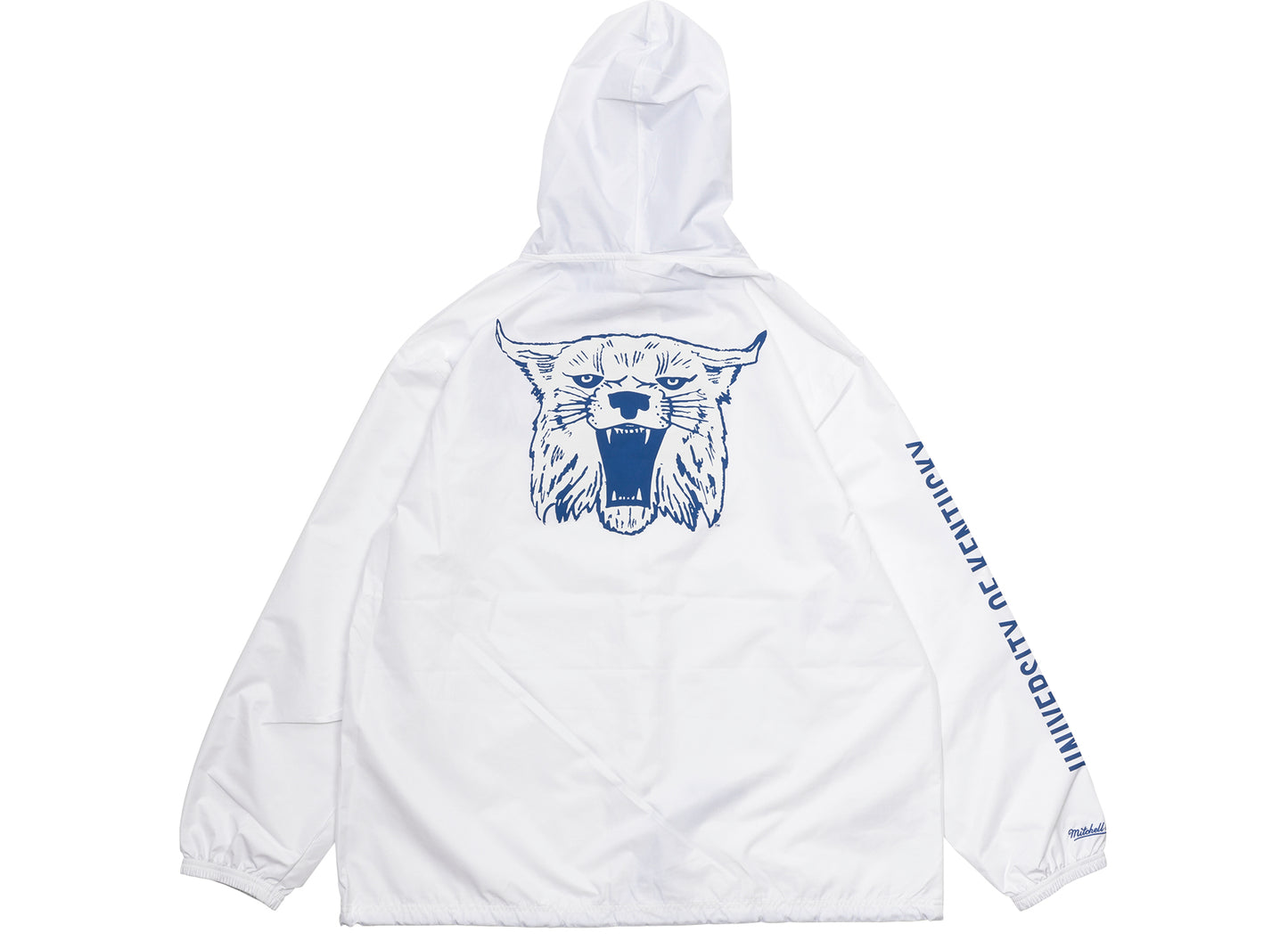 Mitchell & Ness Oneness Kentucky Wildcats Vintage Logo Hooded Coaches Jacket - view 2