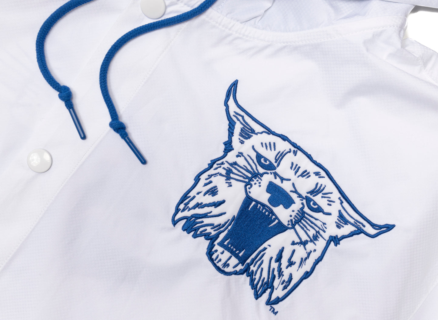 Mitchell & Ness Oneness Kentucky Wildcats Vintage Logo Hooded Coaches Jacket - view 3