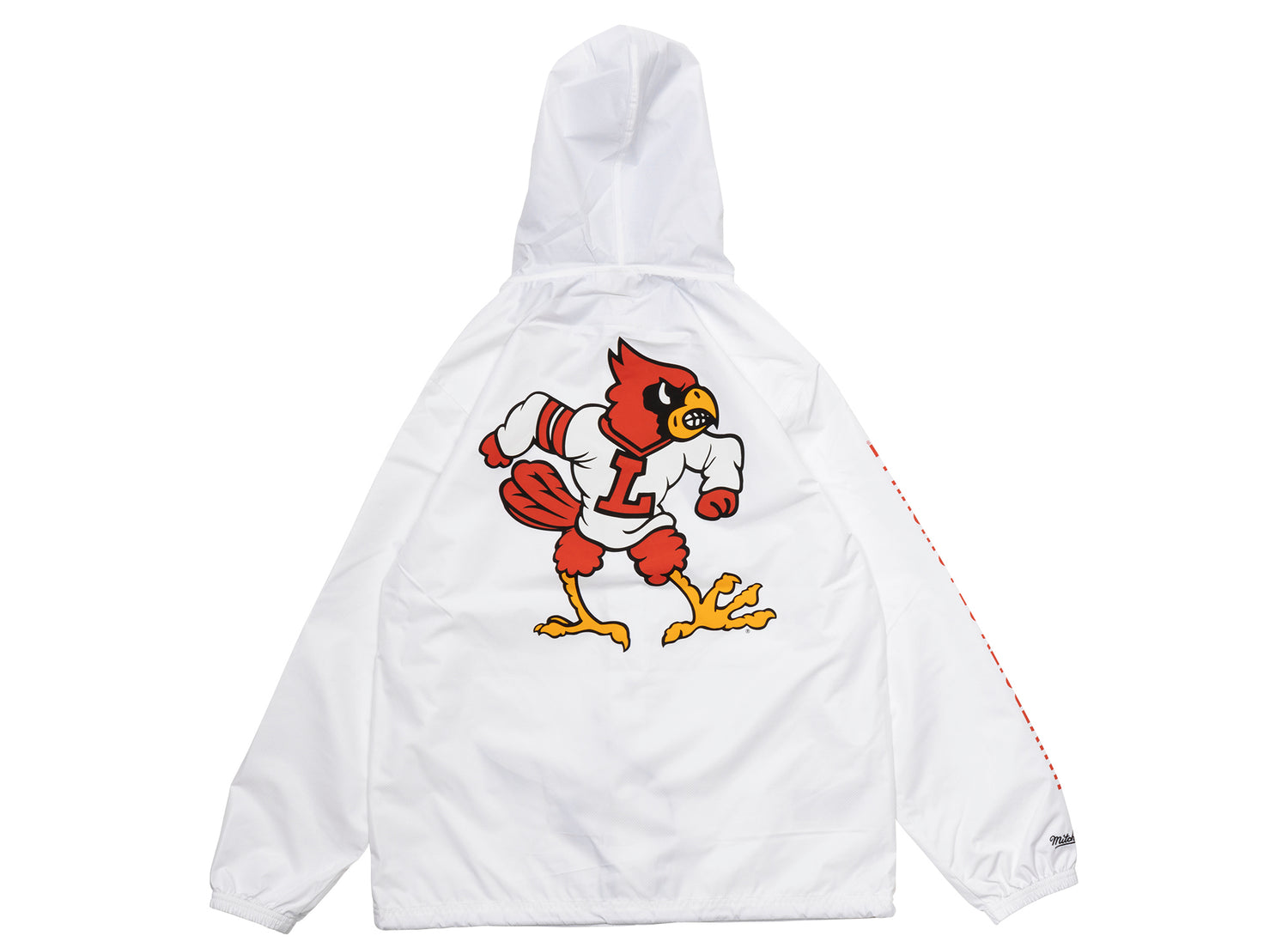 Mitchell & Ness Oneness Louisville Cardinals Vintage Logo Hooded Coaches Jacket - view 2