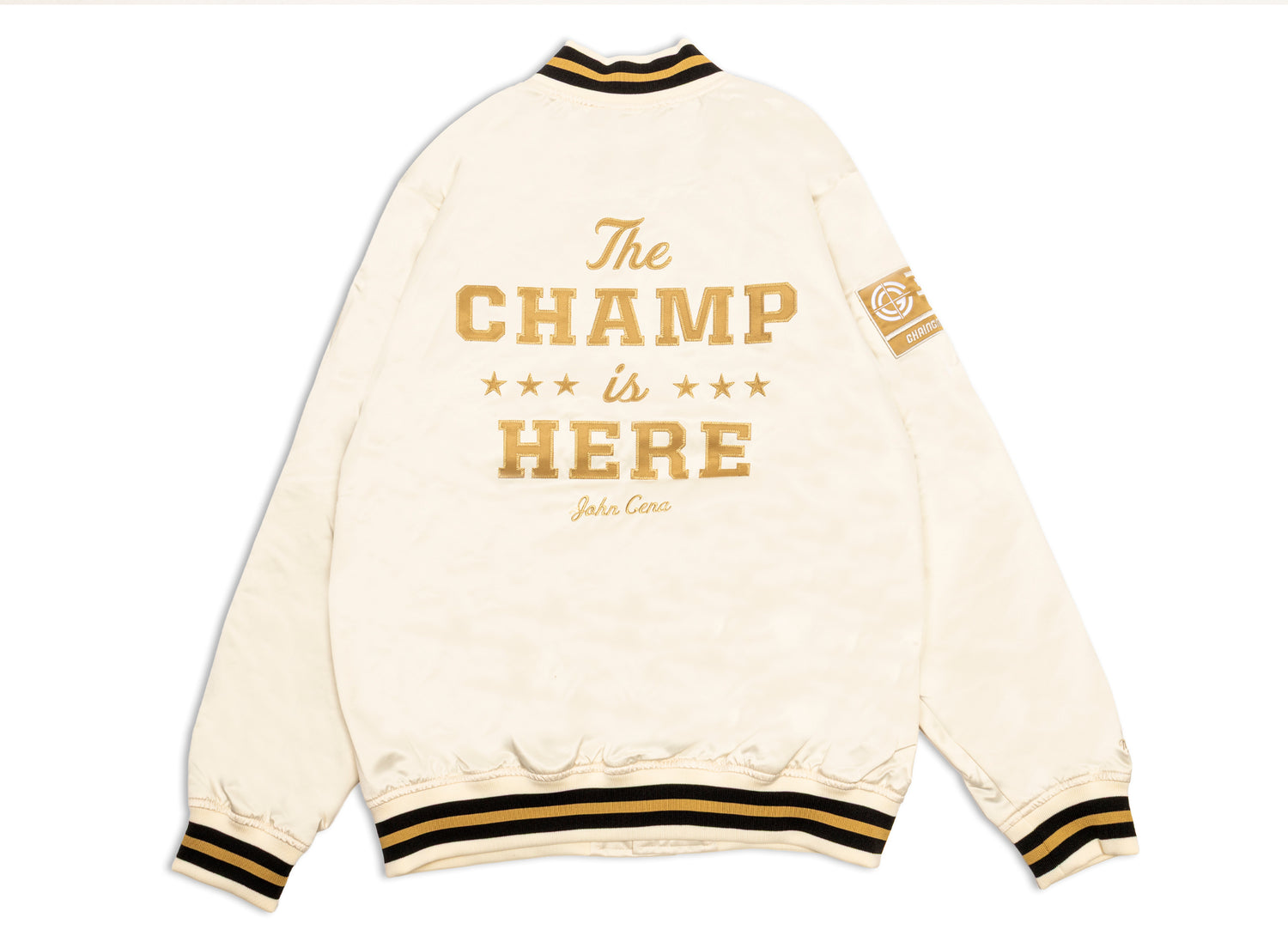 Mitchell & Ness WWE John Cena Sublimated Satin Jacket — view 2