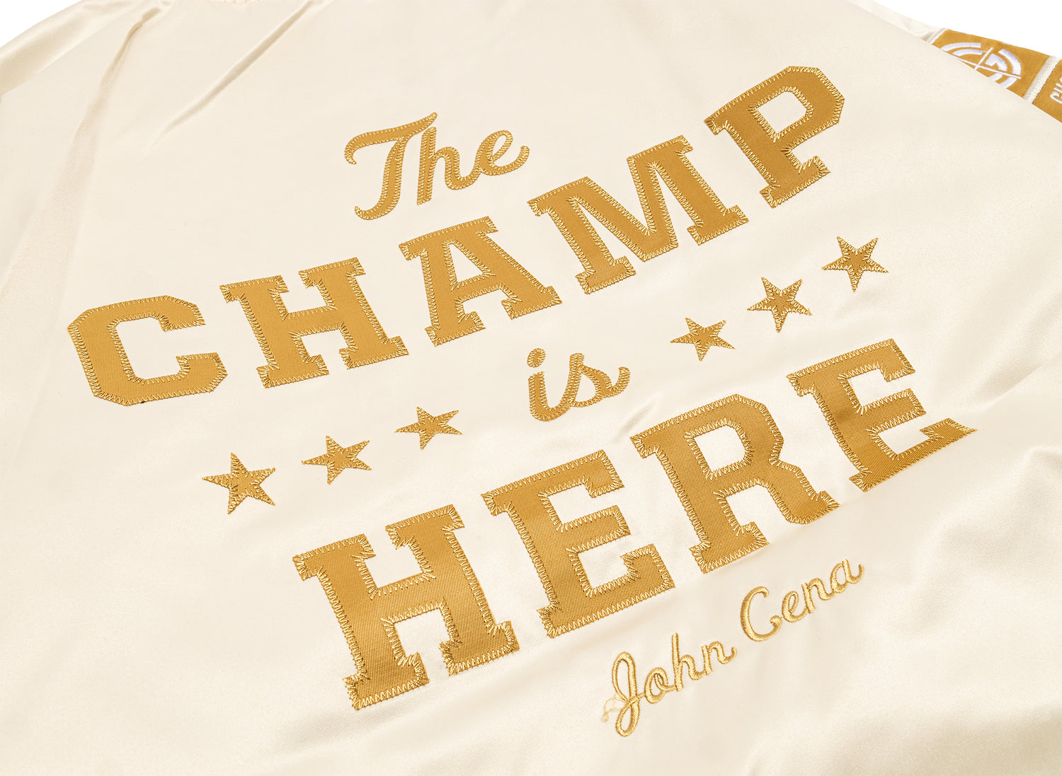 Mitchell & Ness WWE John Cena Sublimated Satin Jacket — view 4