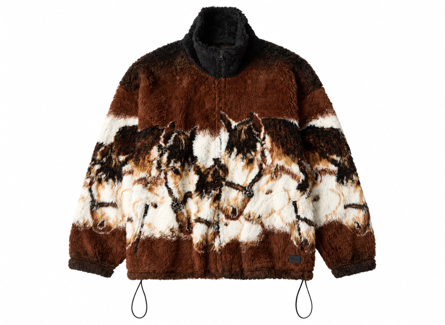 MM6 Maison Margiela Horse Portrait Fleece SH2HG0008 front on white