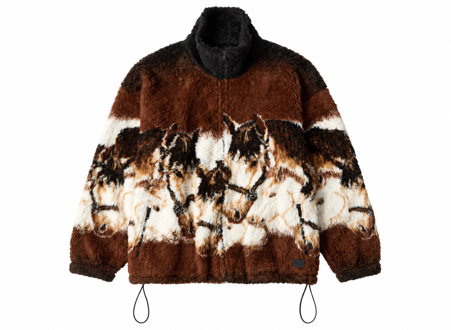 MM6 Maison Margiela Horse Portrait Fleece SH2HG0008 front on white