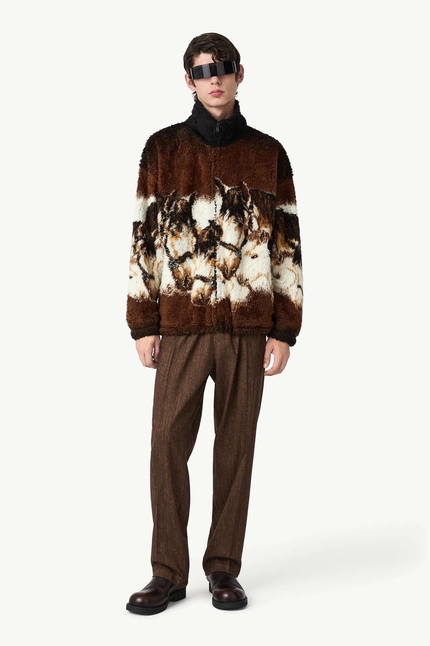 MM6 Maison Margiela Horse Portrait Fleece model view