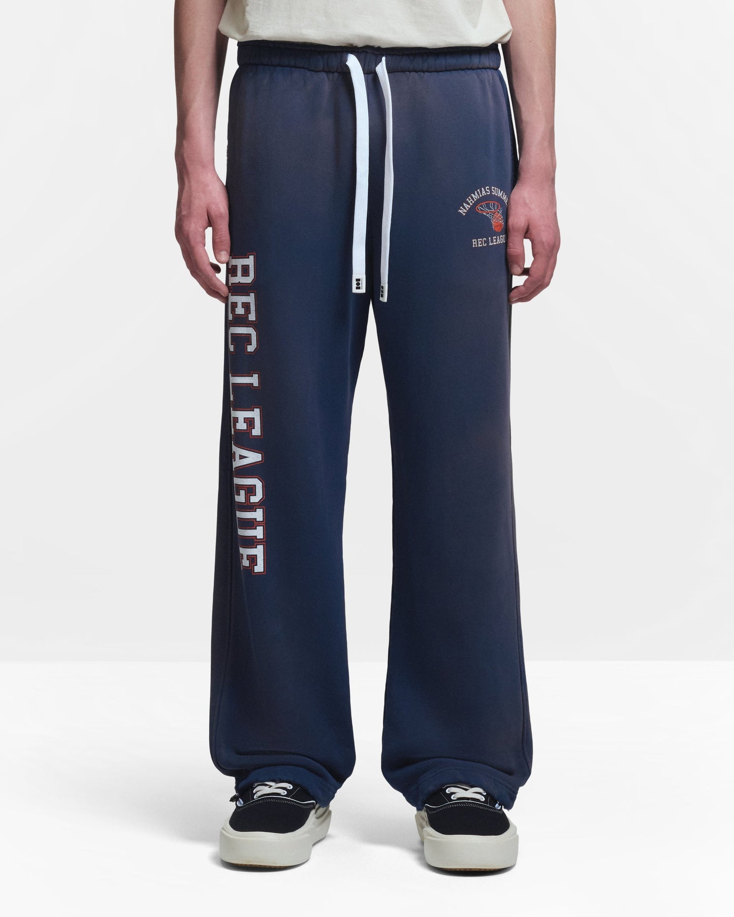 Nahmias Rec League Baggy Thrashed Sweatpant in Thrashed Navy