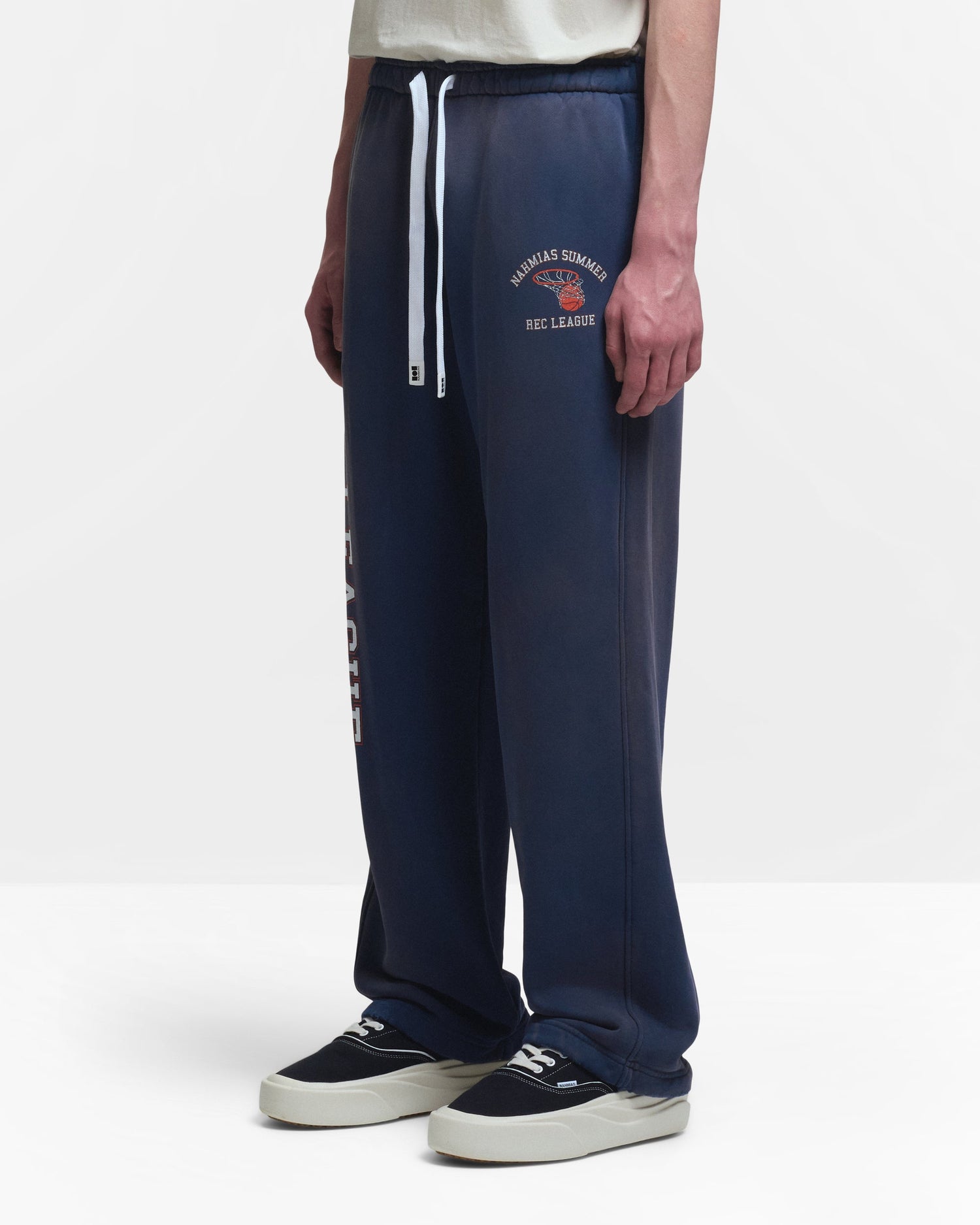 Nahmias Rec League Baggy Thrashed Sweatpant in Thrashed Navy