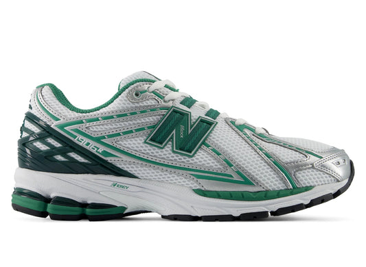 New Balance 1906R in White/Nordic Green, lateral side profile