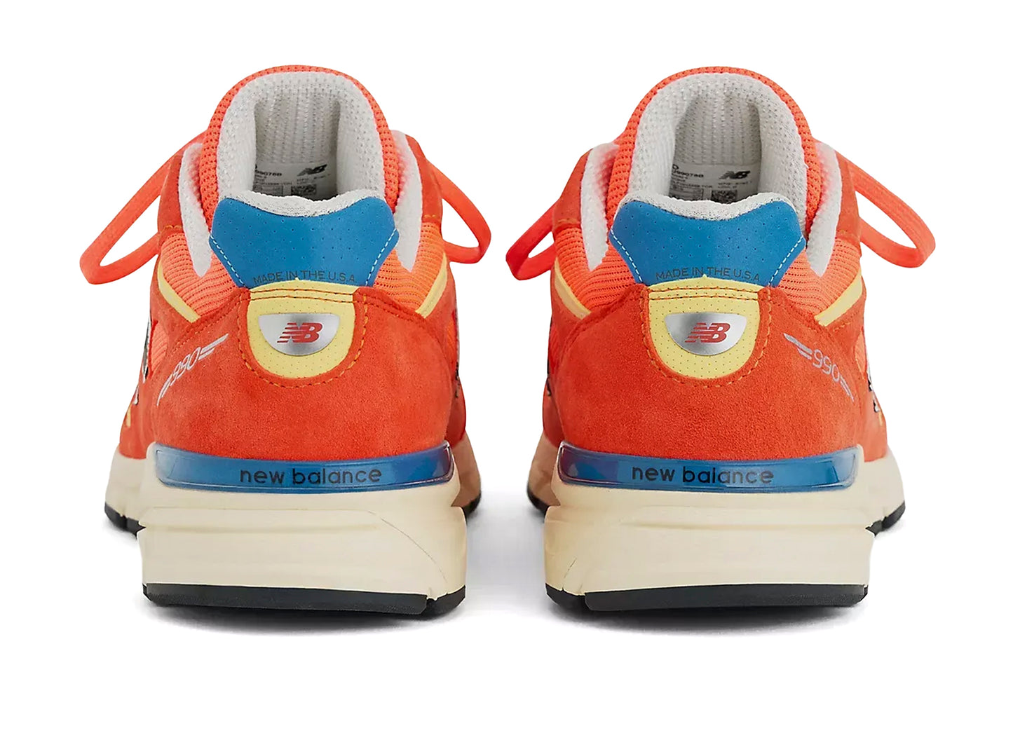 New Balance 990v4 Made in USA in Urgent Red