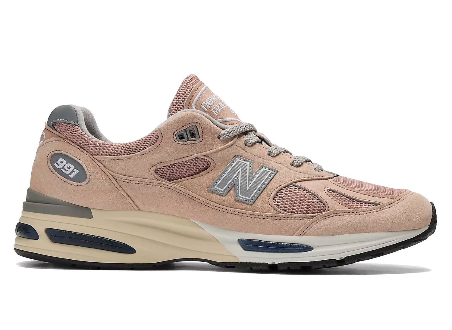 New Balance 991v2 Made in UK in Mahogany Rose