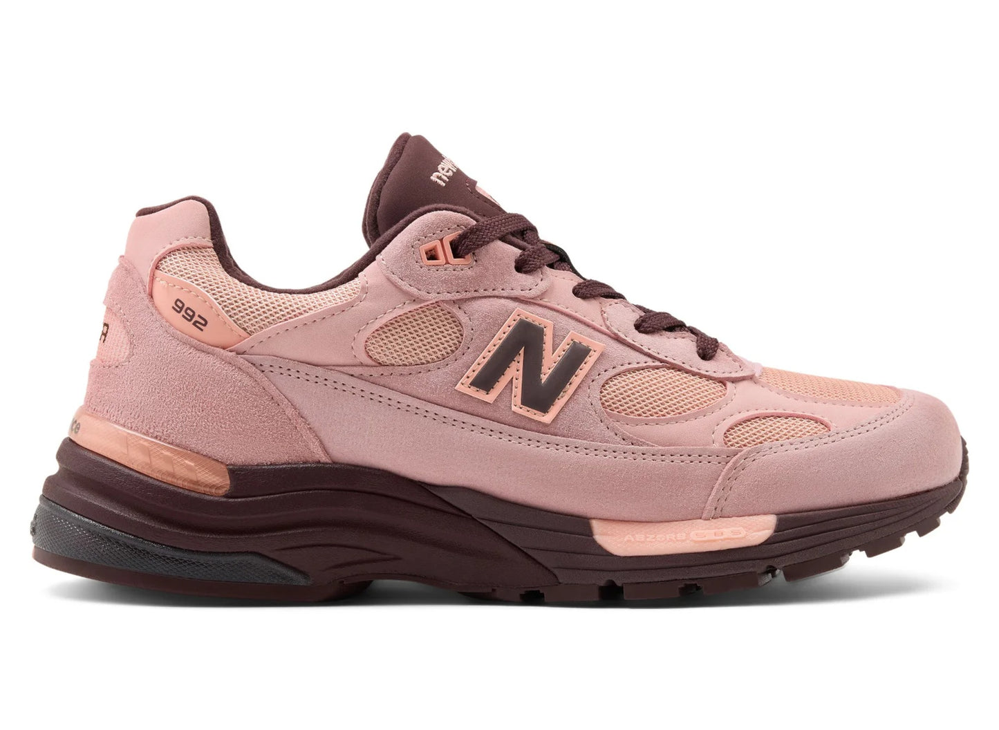 New Balance Made in USA 992 U992PK Pink Chalk lateral side