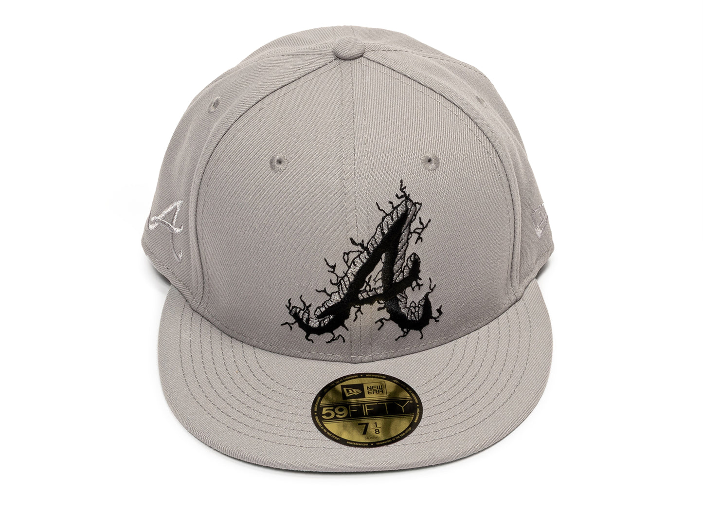 New Era 5950 Cracked 26484 Atlanta Braves Fitted Hat