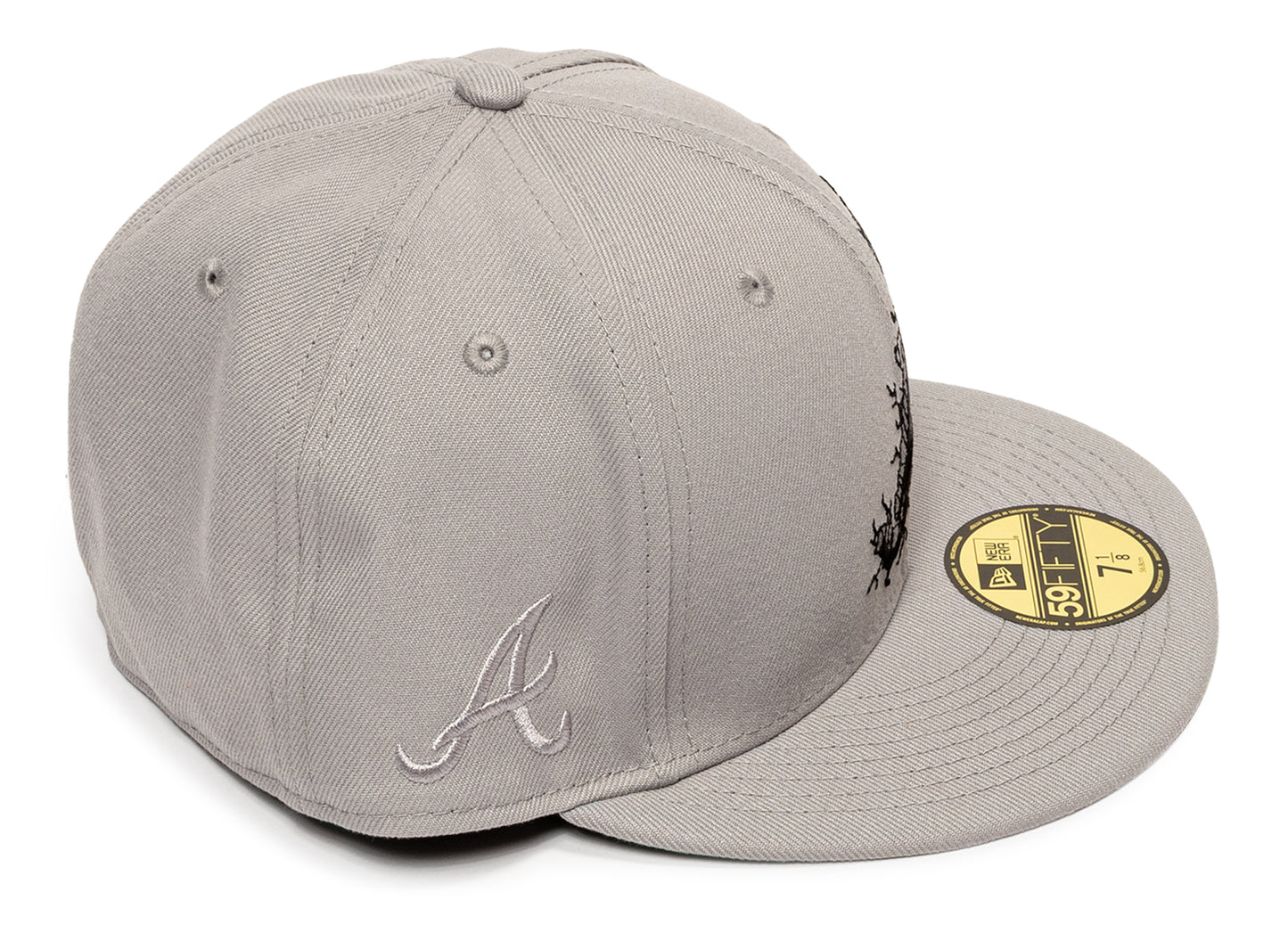 New Era 5950 Cracked 26484 Atlanta Braves Fitted Hat - view 2