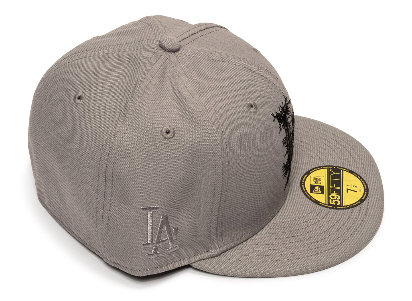 New Era 5950 Cracked 26484 Los Angeles Dodgers Fitted Hat - view 2