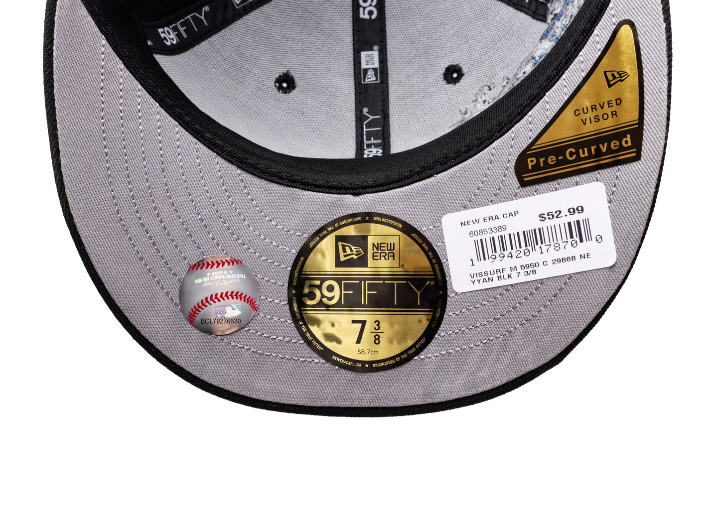 New Era 59Fifty Cincinnati Reds Fitted Hat in Black — view 4