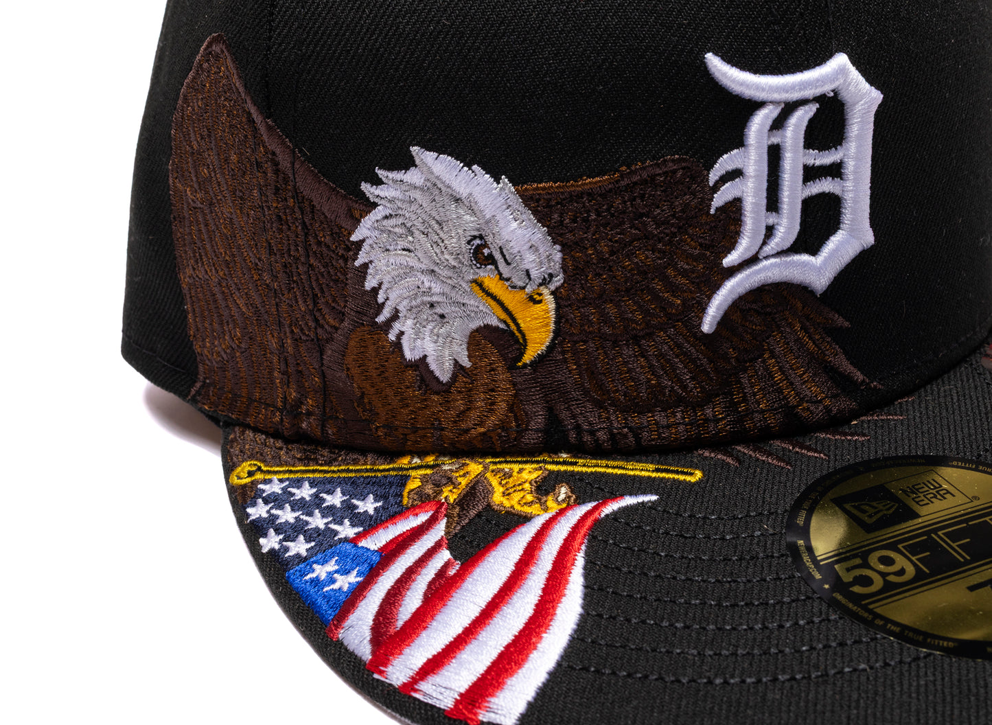 New Era 59Fifty Detroit Tigers Fitted Hat in Black