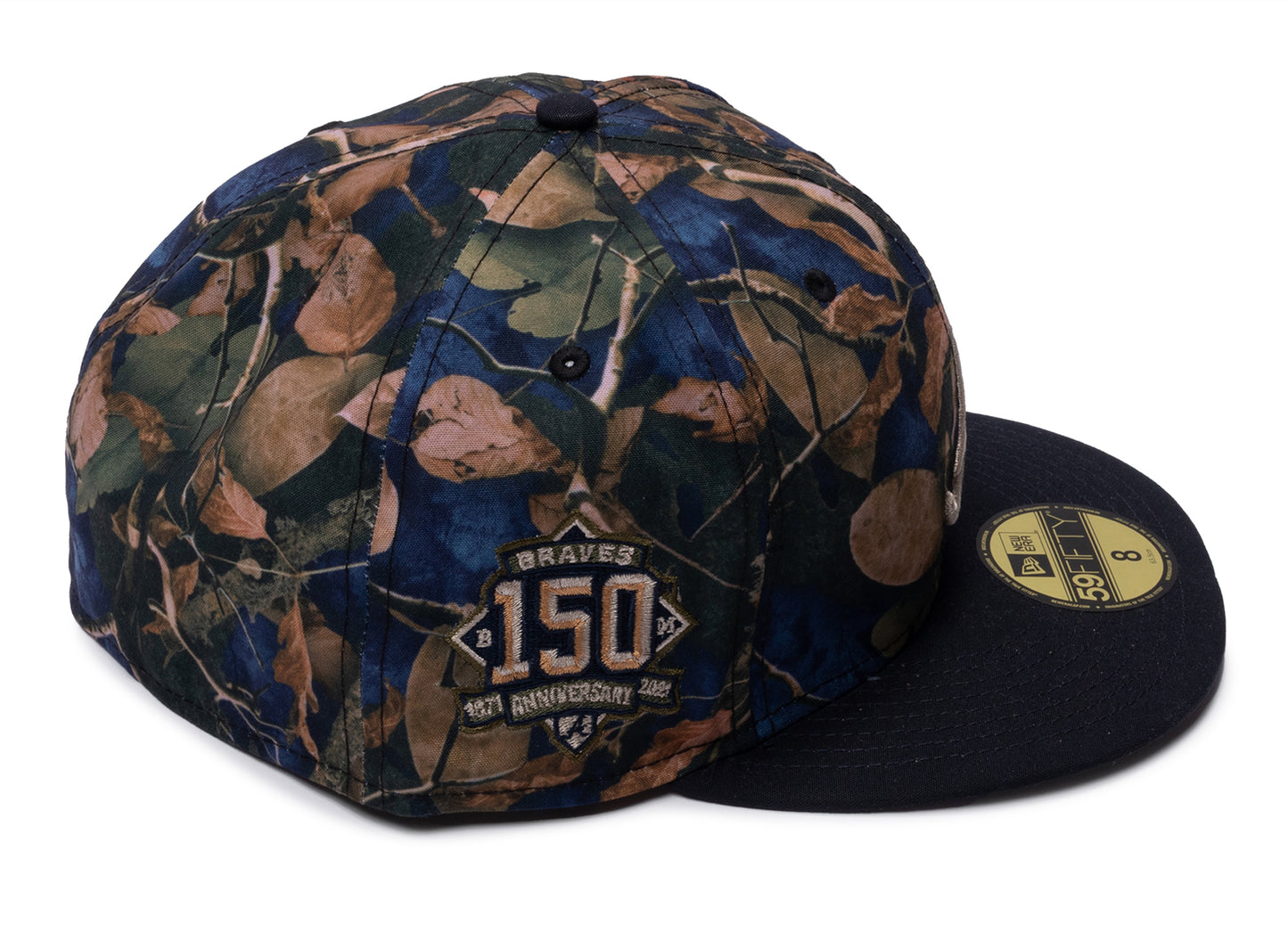 New Era 59Fifty Leaves Atlanta Braves Fitted Hat — view 2