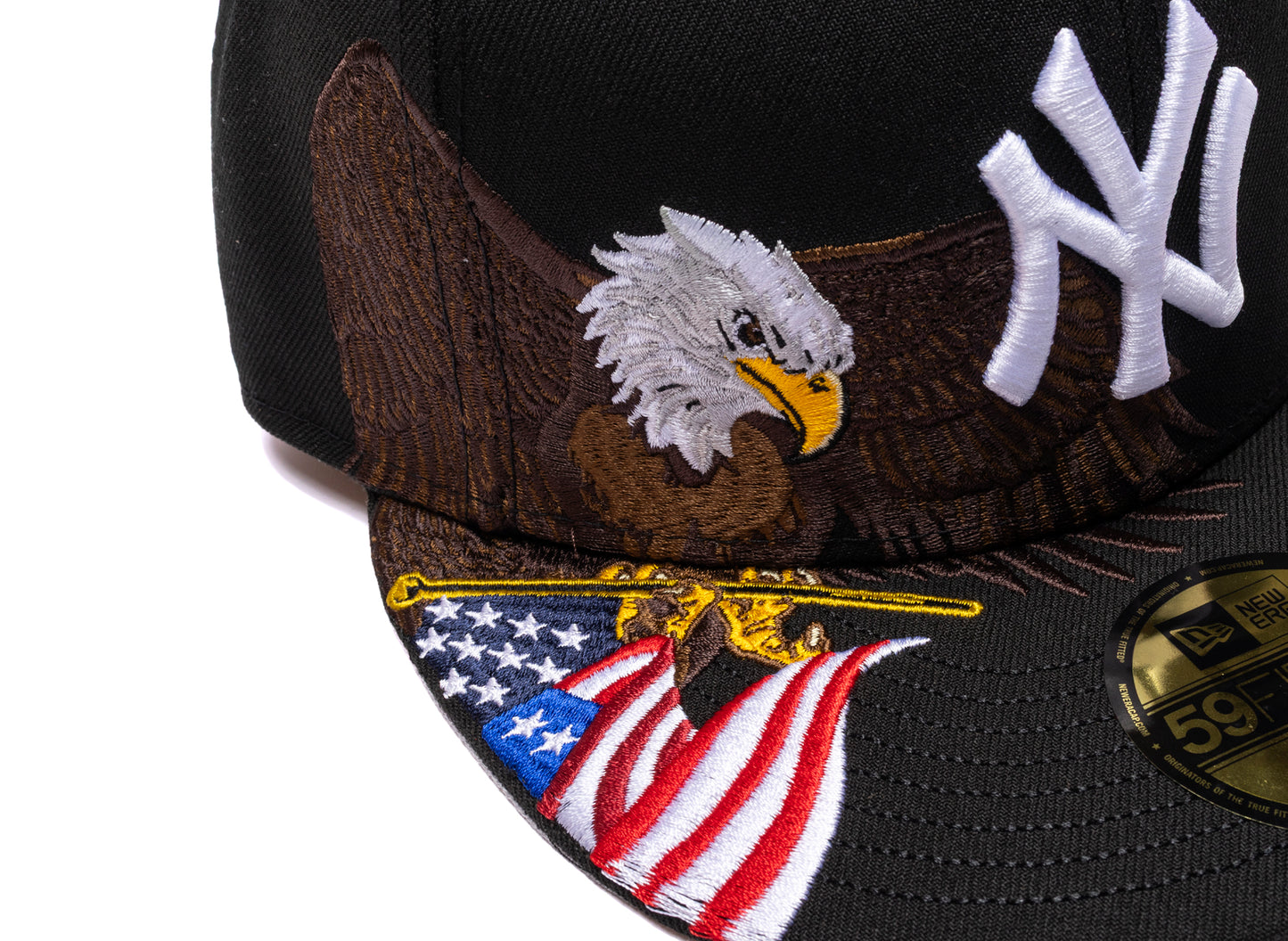 New Era 59Fifty New York Yankees Fitted Hat in Black