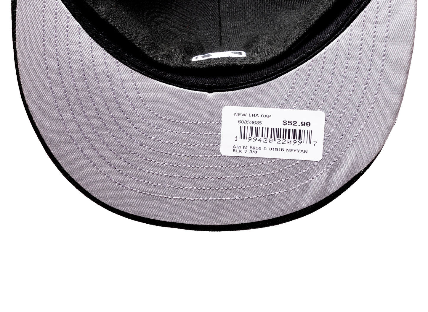 New Era 59Fifty New York Yankees Fitted Hat in Black