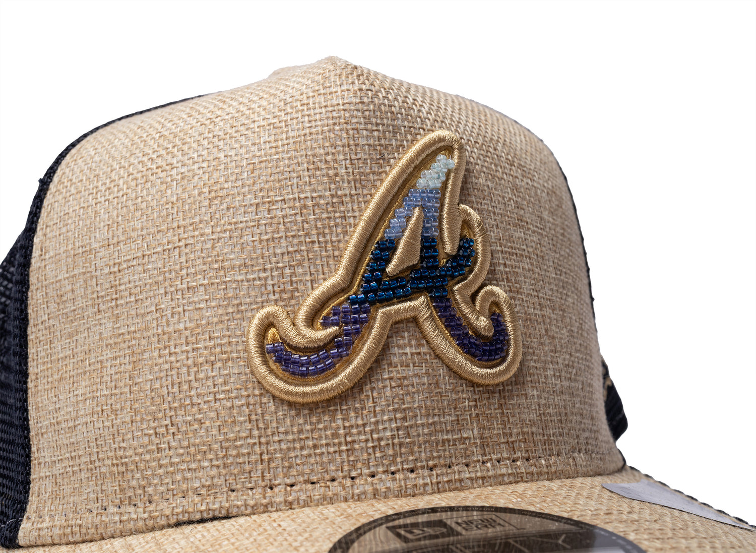 New Era 9Fifty AF Beaded Atlanta Braves Snapback Hat — view 3