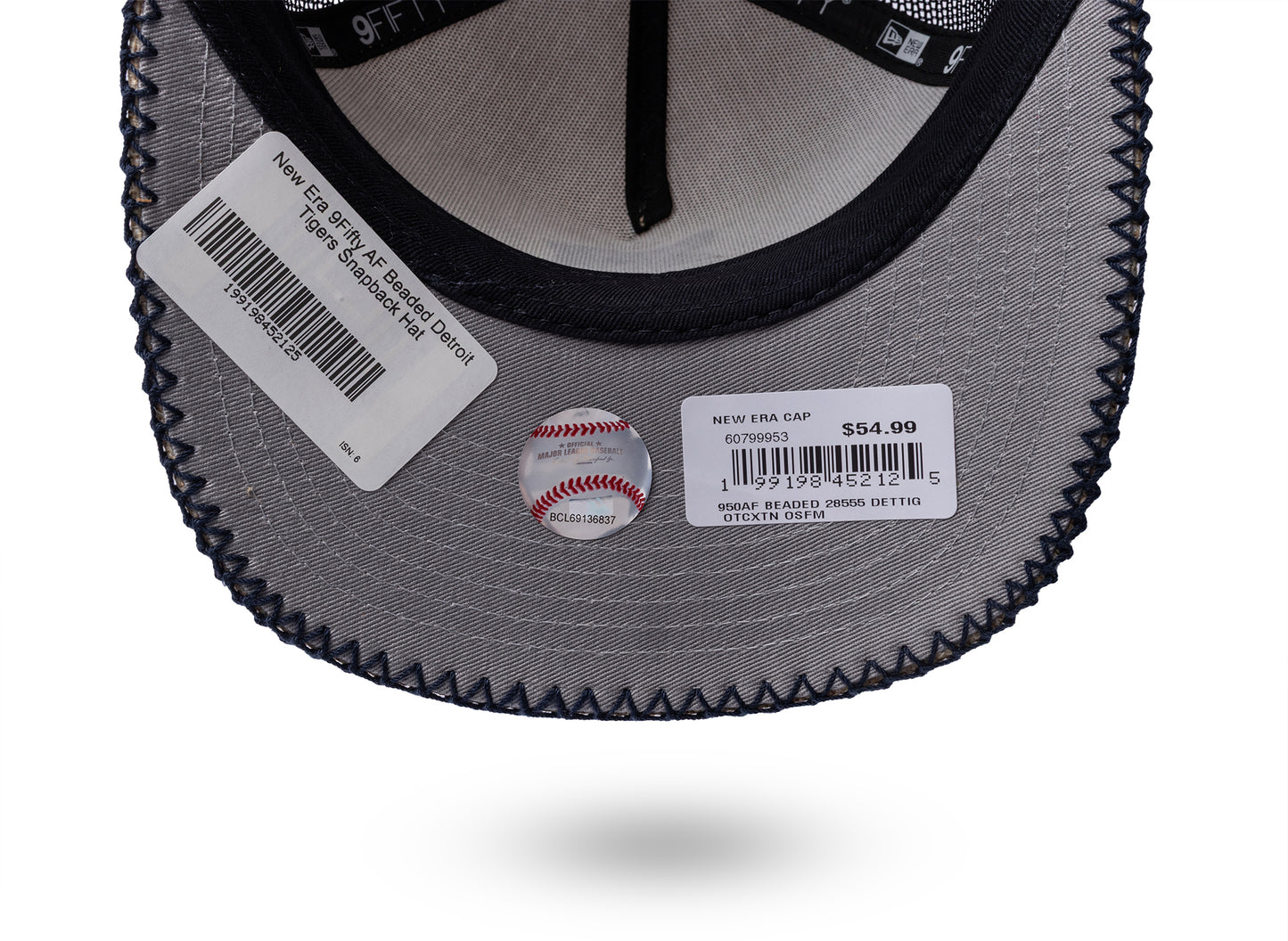 New Era 9Fifty AF Beaded Detroit Tigers Snapback Hat — view 4