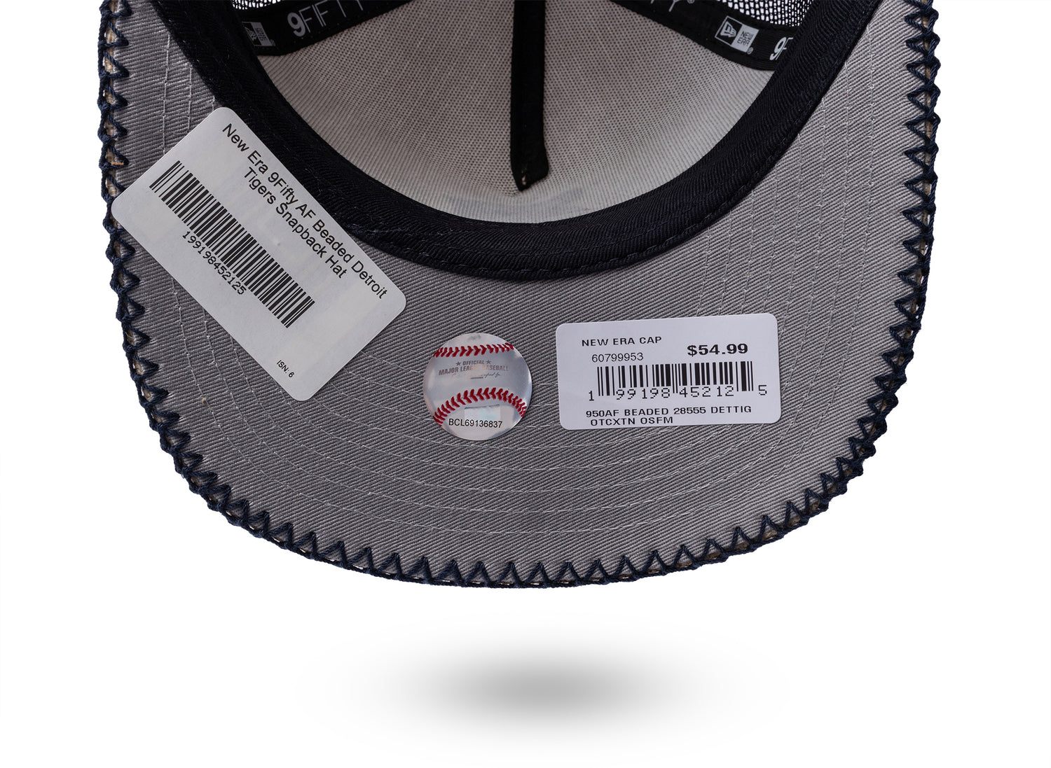 New Era 9Fifty AF Beaded Detroit Tigers Snapback Hat — view 4