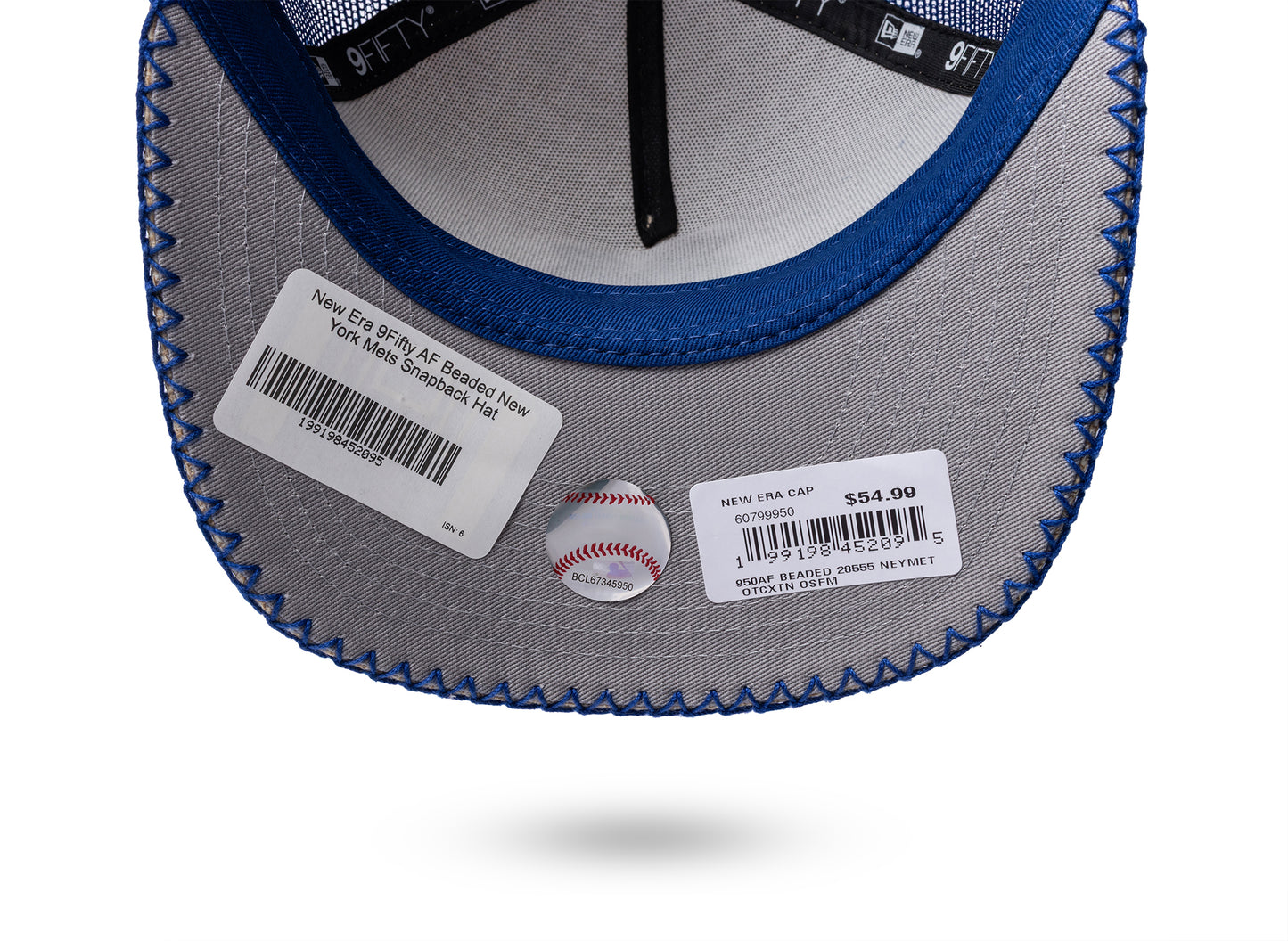 New Era 9Fifty AF Beaded New York Mets Snapback Hat — view 4