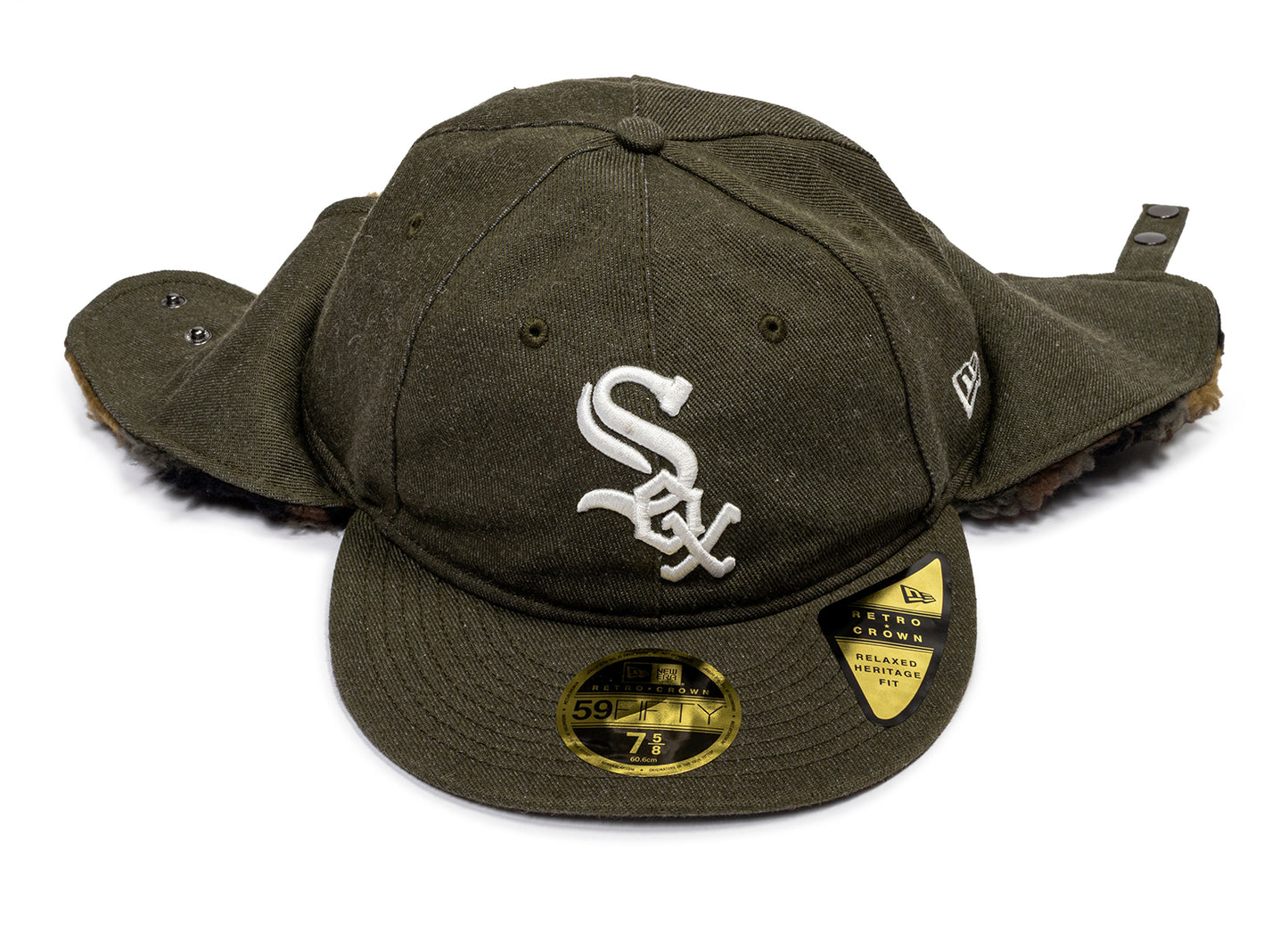 New Era Camo Dog Ear Chicago White Sox Fitted Hat - view 2