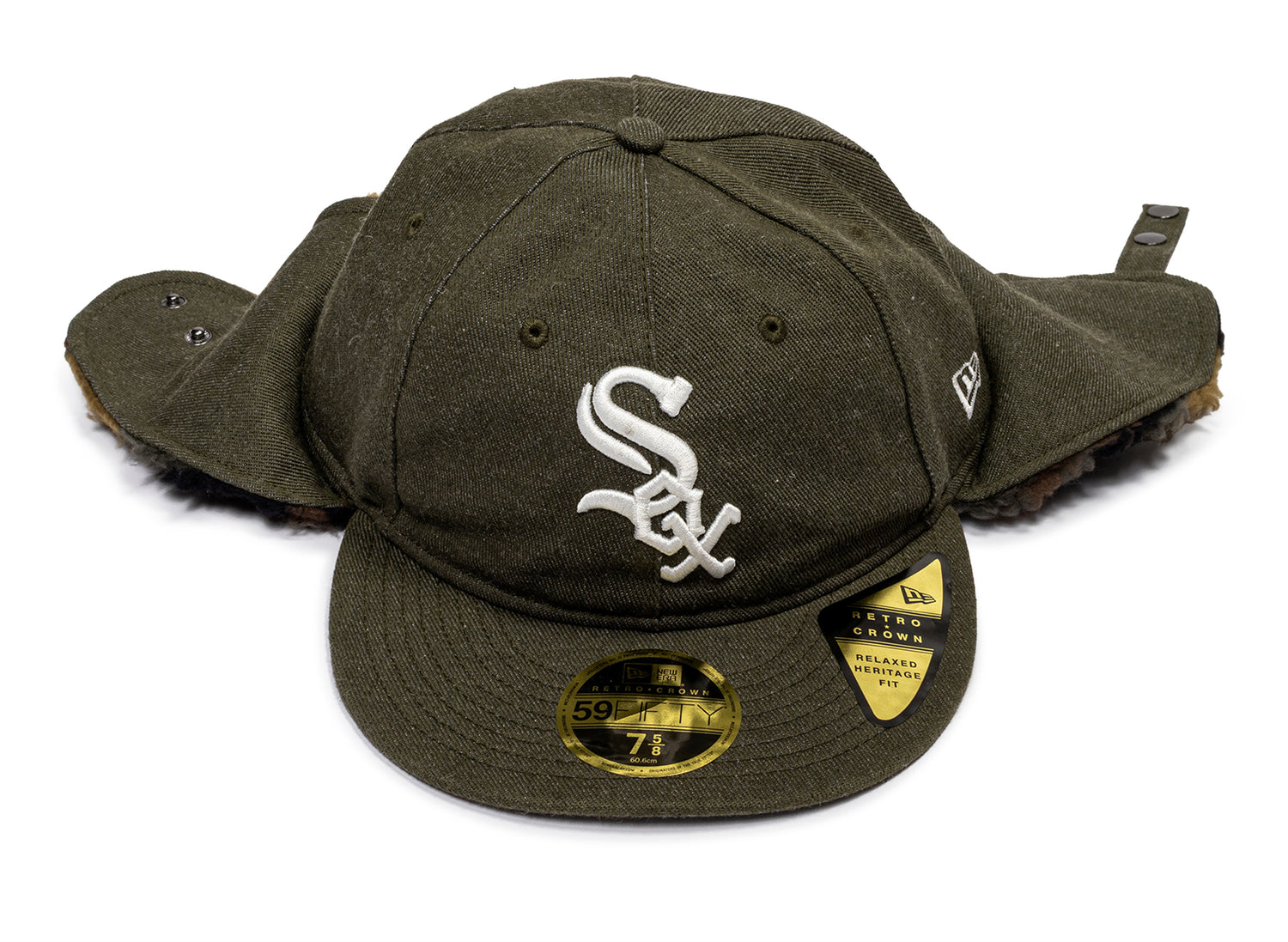 New Era Camo Dog Ear Chicago White Sox Fitted Hat - view 2