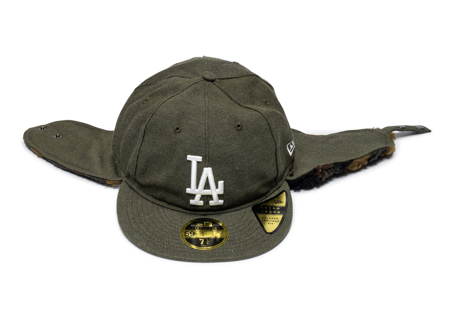 New Era Camo Dog Ear Los Angeles Dodgers Fitted Hat - view 2