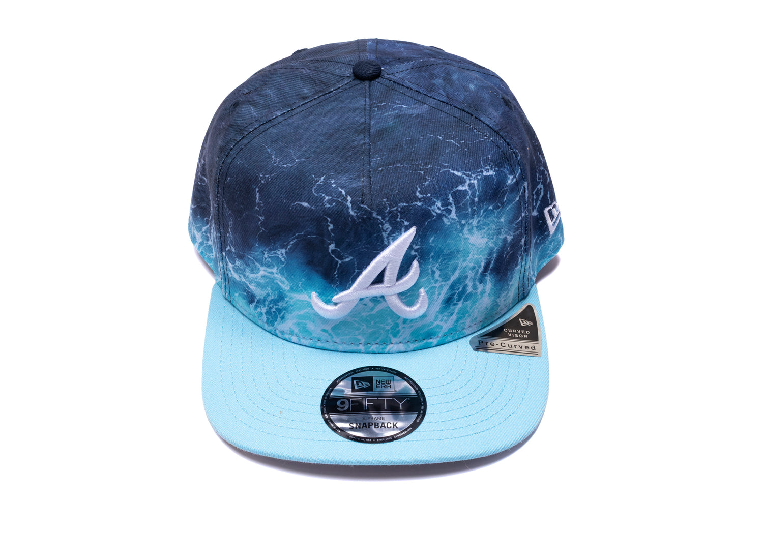 New Era Deep Water 9Fifty A-Frame Atlanta Braves Snapback Hat