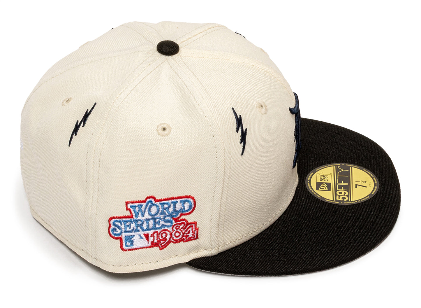 New Era Diet Start Monday 5950 Lightning Bolts Detroit Tigers Fitted Hat - view 2