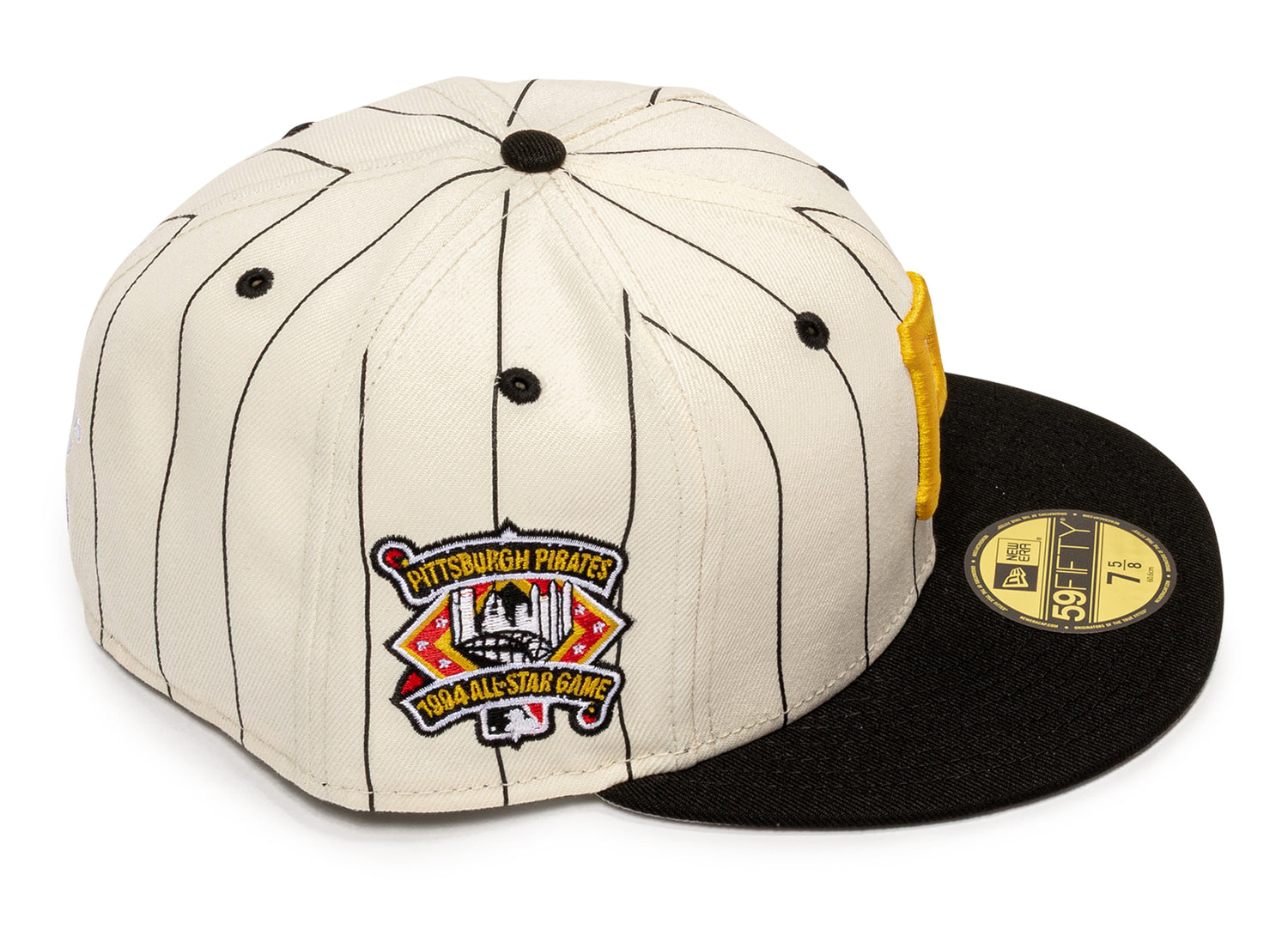 New Era Diet Start Monday 5950 Pinstripe Pittsburgh Pirates Fitted Hat - view 2