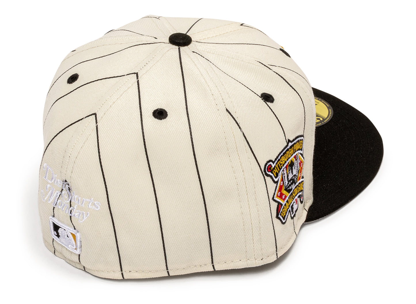 New Era Diet Start Monday 5950 Pinstripe Pittsburgh Pirates Fitted Hat - view 3