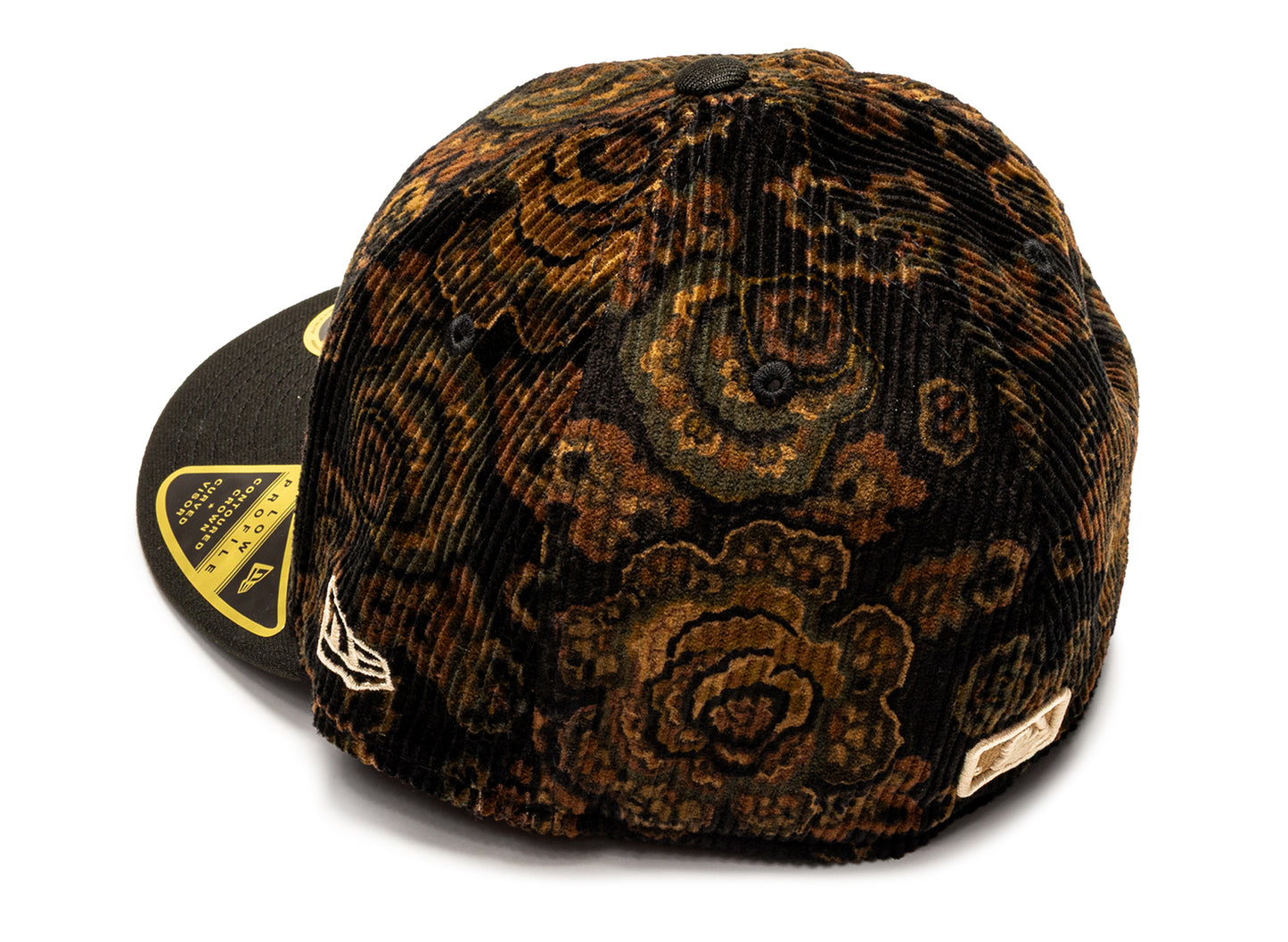 New Era Floral Cord 5950LP Oakland Athletics Fitted Hat - view 2