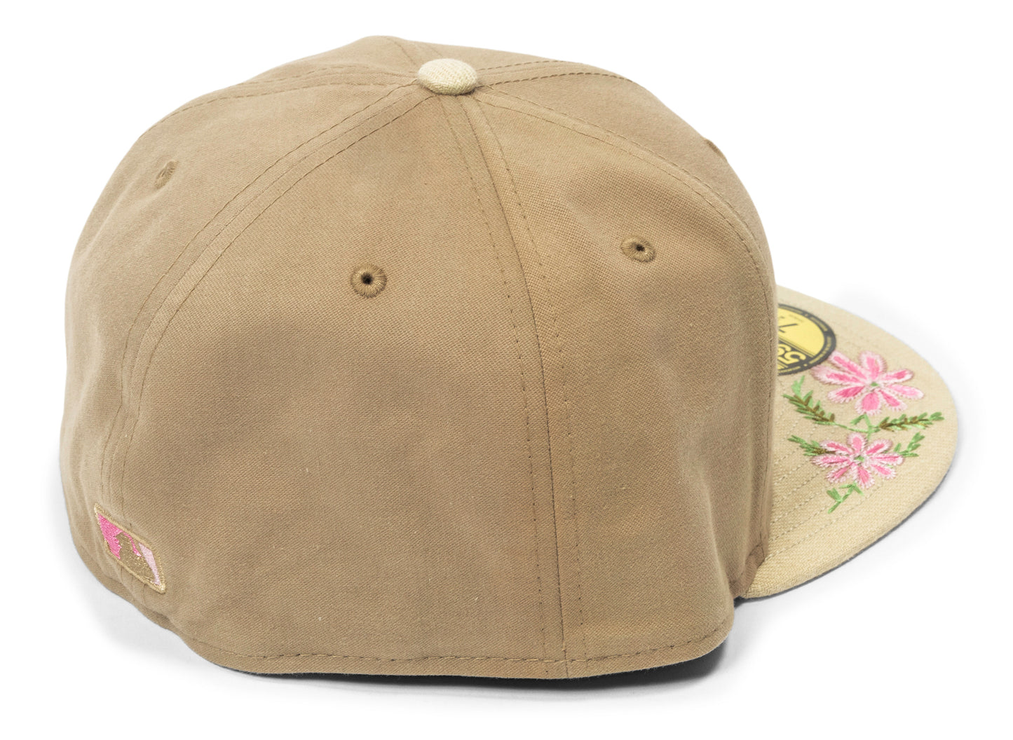 New Era Hand Stitched Floral Oakland Athletics Fitted Hat - view 2