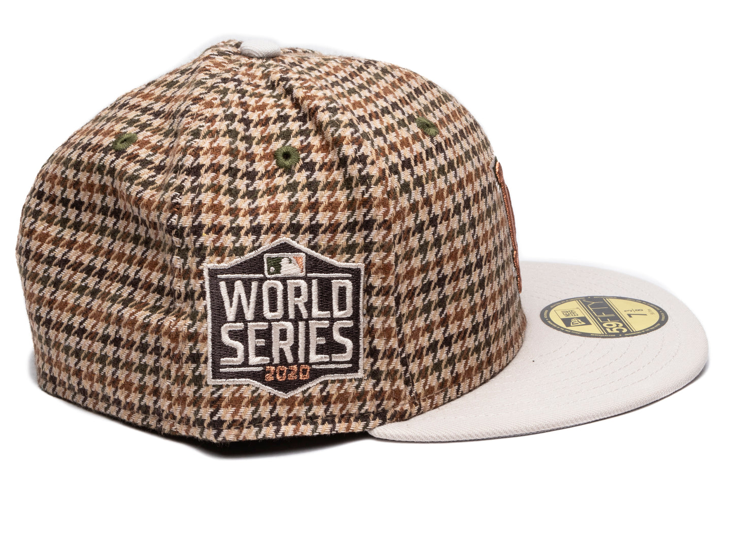 New Era Houndstooth Los Angeles Dodgers Fitted Hat - view 2
