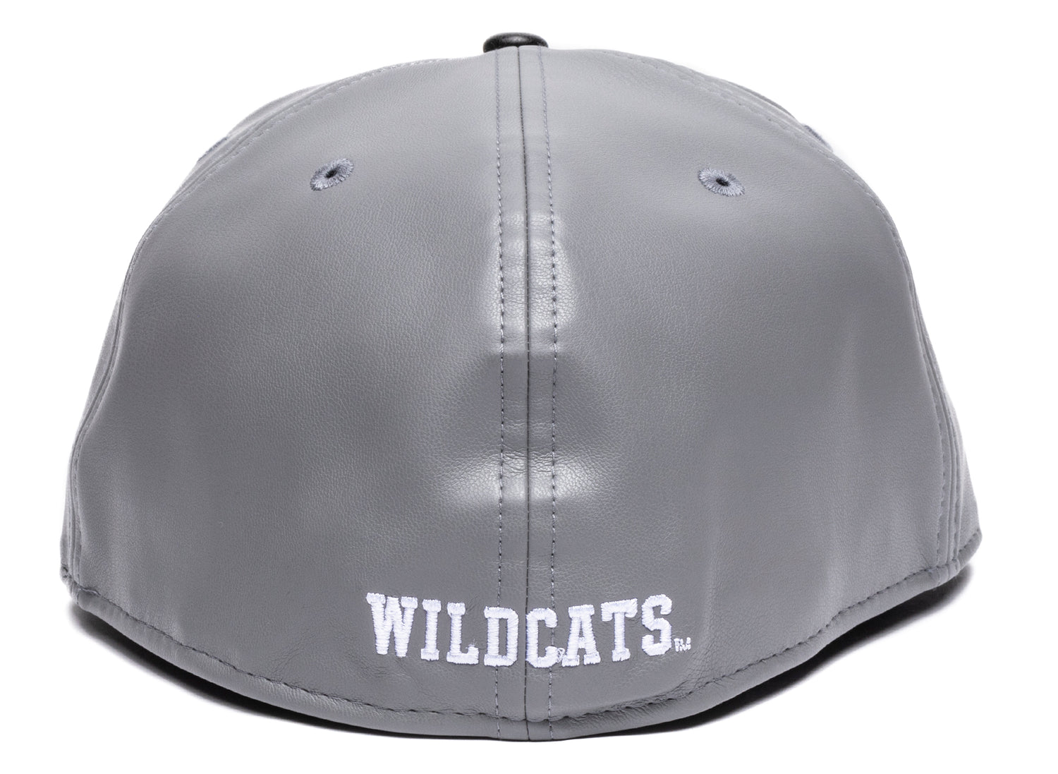 New Era Kentucky Wildcats 59FIFTY Leather Fitted Hat in Grey - view 3