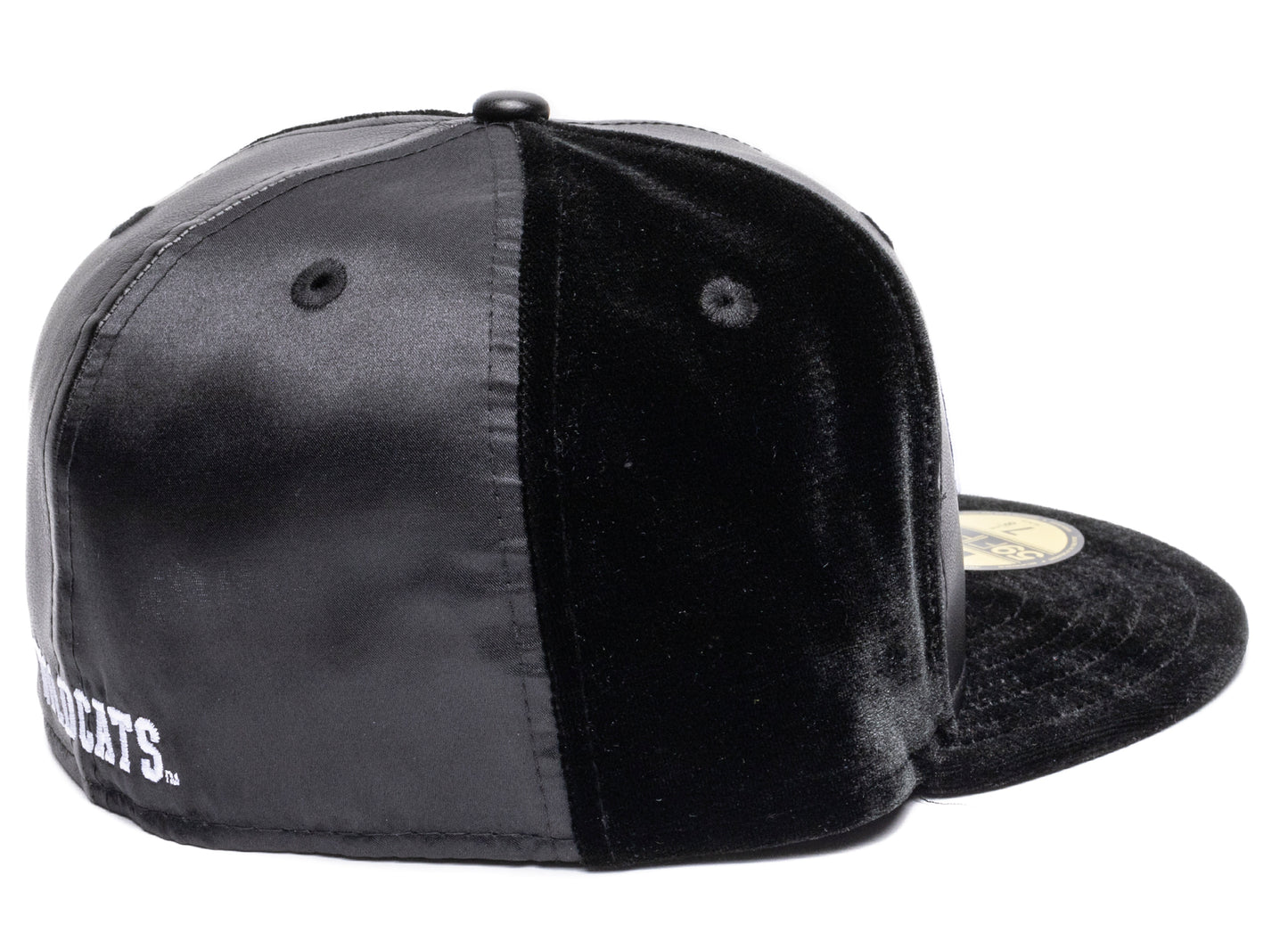 New Era Kentucky Wildcats 59FIFTY Suede/Leather Fitted Hat in Black - view 2