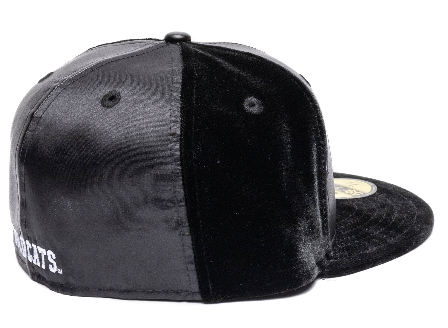New Era Kentucky Wildcats 59FIFTY Suede/Leather Fitted Hat in Black - view 2