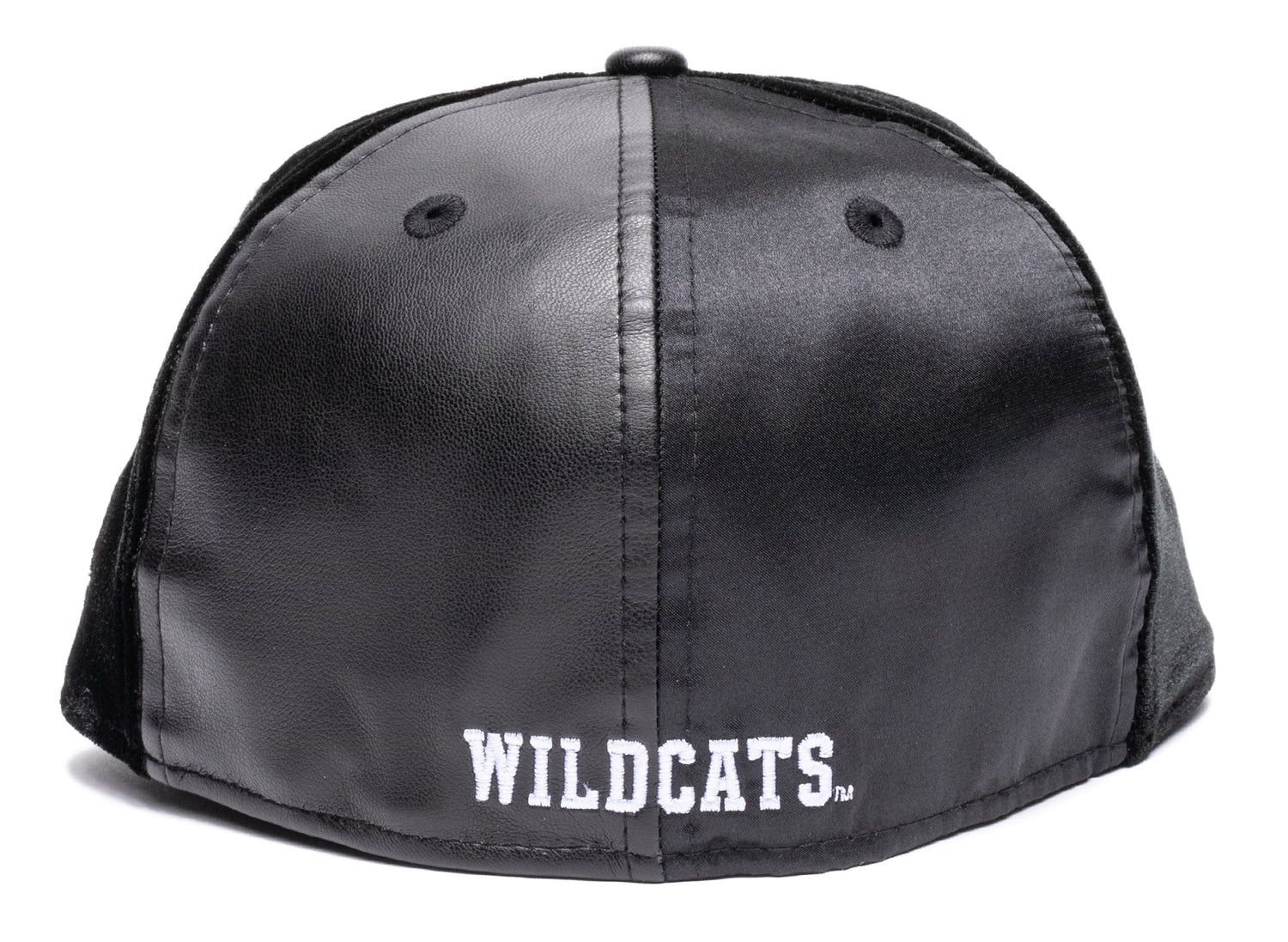 New Era Kentucky Wildcats 59FIFTY Suede/Leather Fitted Hat in Black - view 3