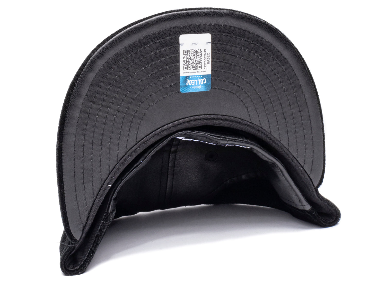 New Era Kentucky Wildcats 59FIFTY Suede/Leather Fitted Hat in Black - view 4