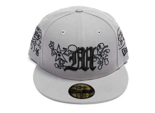 New Era Mora 59Fifty Fitted Hat in Gray