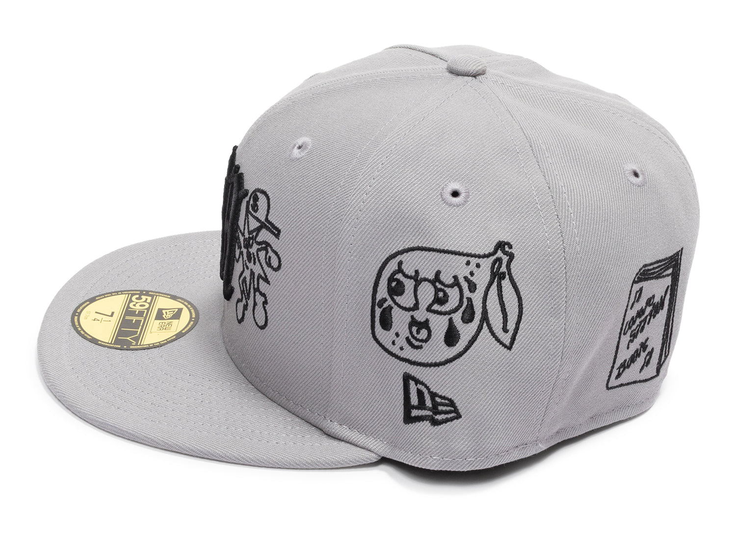 New Era Mora 59Fifty Fitted Hat in Gray — view 2