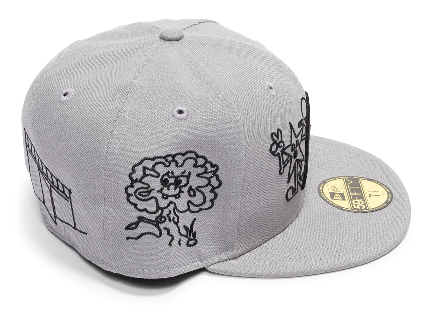 New Era Mora 59Fifty Fitted Hat in Gray — view 3